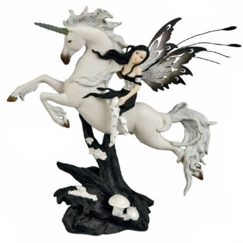 Elfe auf Einhorn